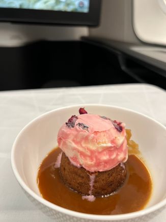 Date Pudding and Rose Vanilla