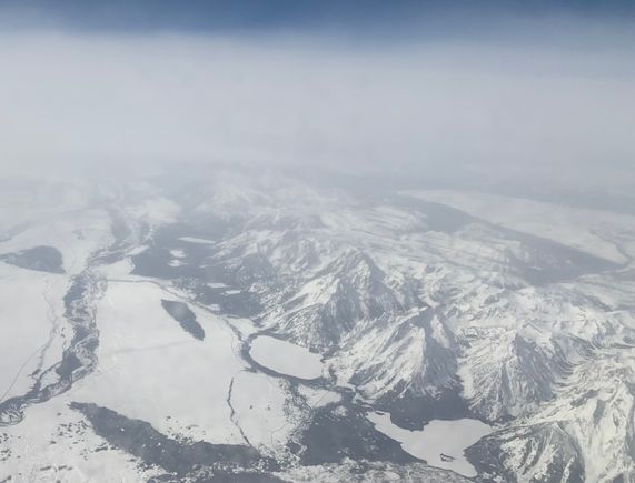 the runway at JAC is barely visible about halfway down the left edge of the pic