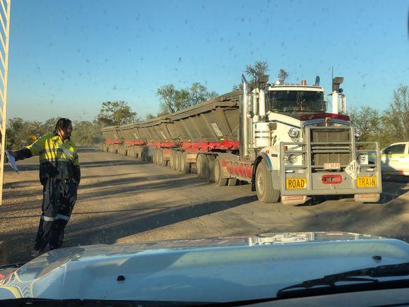 Give way to road trains