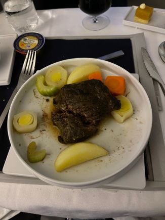 The beef was medium well. 