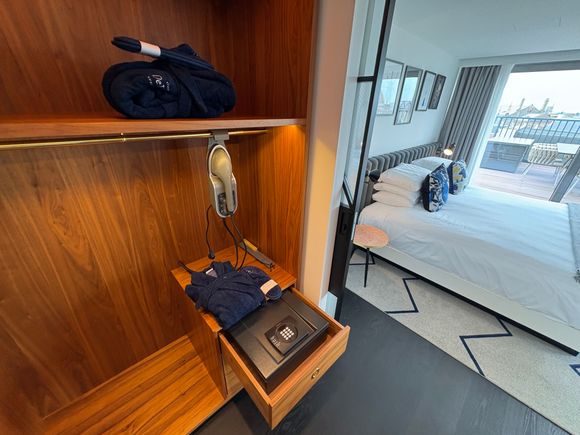 Storage in closet