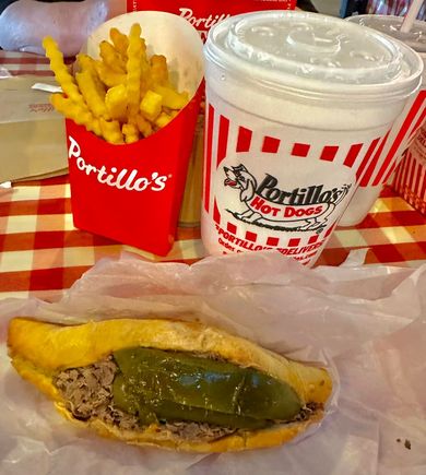 Italian beef from Portillos