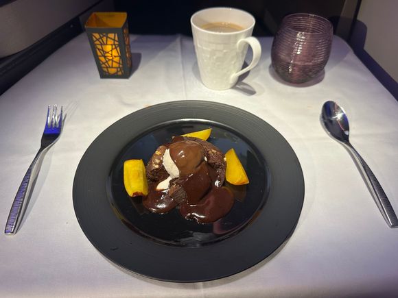 Hazelnut brownie -  very yummy, it’s more like a molten lava cake then a brownie