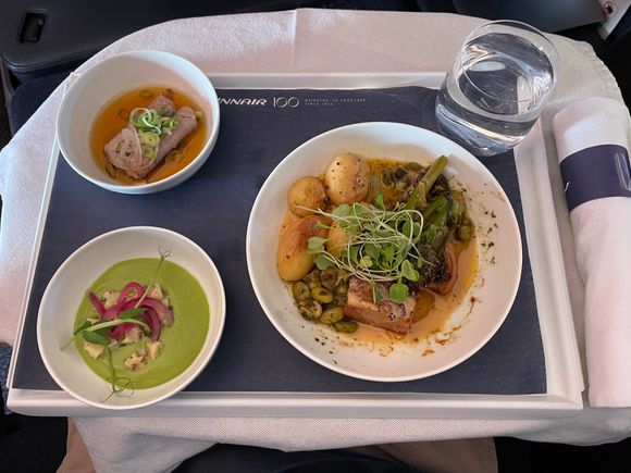AY HEL-JFK dinner