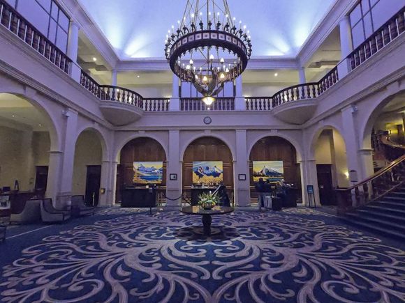 Main Lobby Entrance and Check-in Desks
