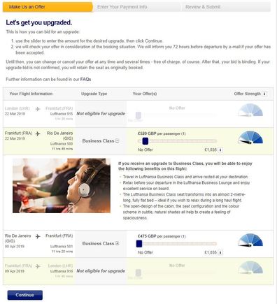 Pre-set bid £520, minimum £475 with the slider moved to the very end. 