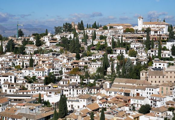 View of the Albaicin district.