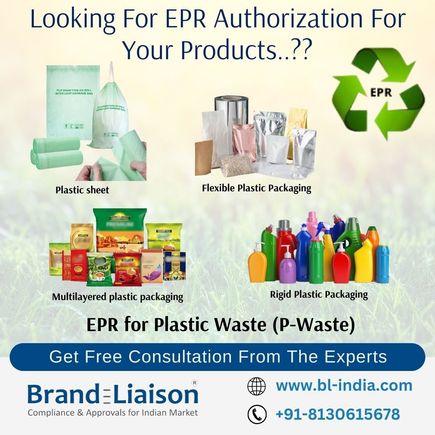 Feeling overwhelmed by the new EPR regulations for plastic waste in India? Brand Liaison is here to help! We are a leading consultancy service provider specializing in guiding brands through the EPR authorization process for plastic packaging.Contact us for a free consultation!