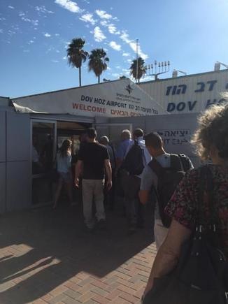 Arriving at Tel Aviv/Sde Dov