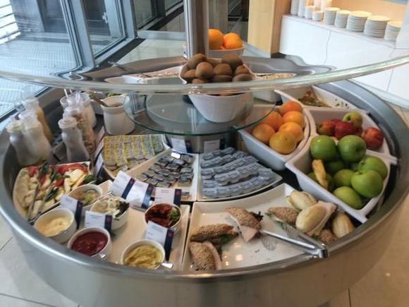 Maple Leaf Lounge food selection.