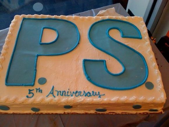 ps jfk 5 years celebration cake