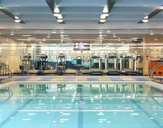 52' indoor pool, adjacent to the 24-hour fitness center, sauna and steam room.