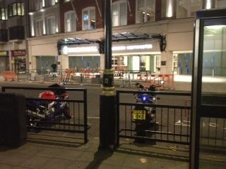 entrance night