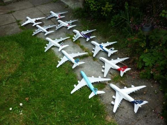My A380 Collection in 1:200