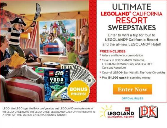 LegoLand Sweepstakes - Parents.com