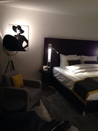 Bed and chair