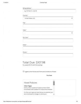 Checkout Page Page 4