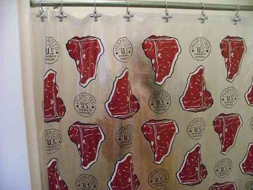 meat curtain shower