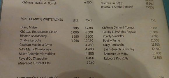 Example wines - you divide by approximately 100 to get USD/EUR