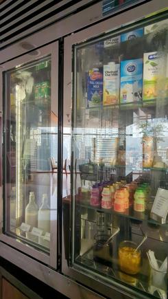 bircher musli, chia pudding, different types of milk, chocolate and banana milk, yoghurts