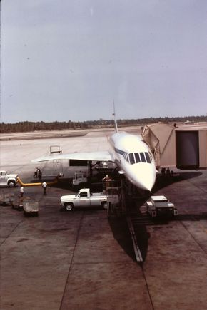 Concorde at BAH.       I was a year out of university, and a year into my job in Oman, making a stop in Bahrain on my way home for days-off, and spending those hard-earned Dinars.