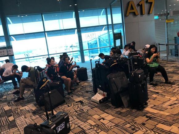 Crew still at gate