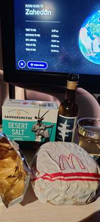 Midflight snack