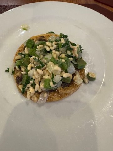 Ant larvae taco.