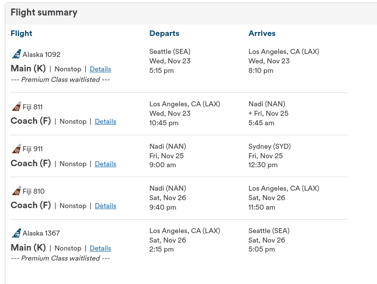 Fiji Airways (FJ) Promo Is Back (Double Miles and Reduced Redemption ...