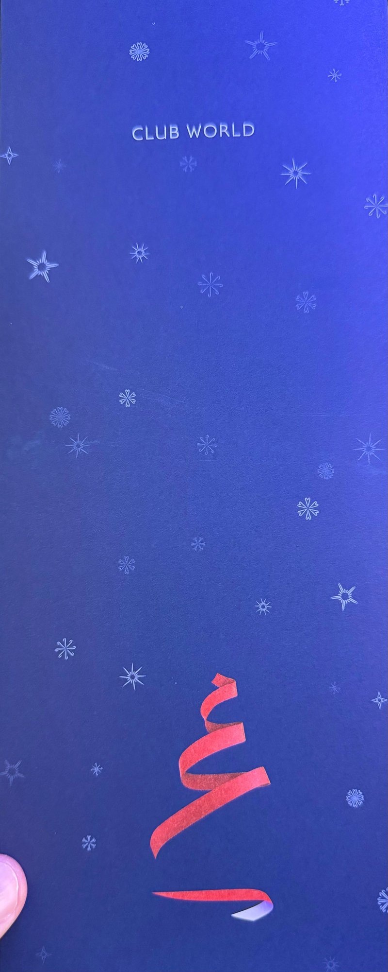 Festive Menu cover 