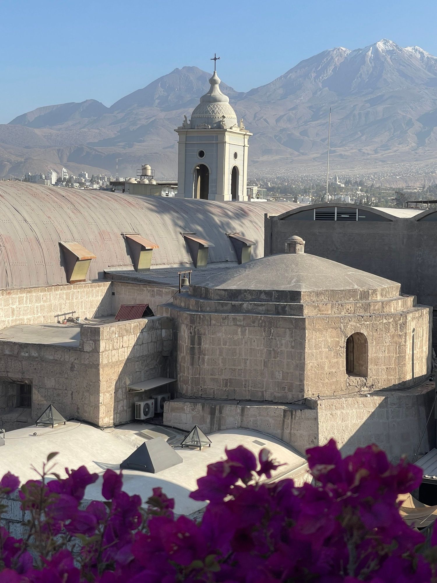Morning view at the roof top- gorgeous!