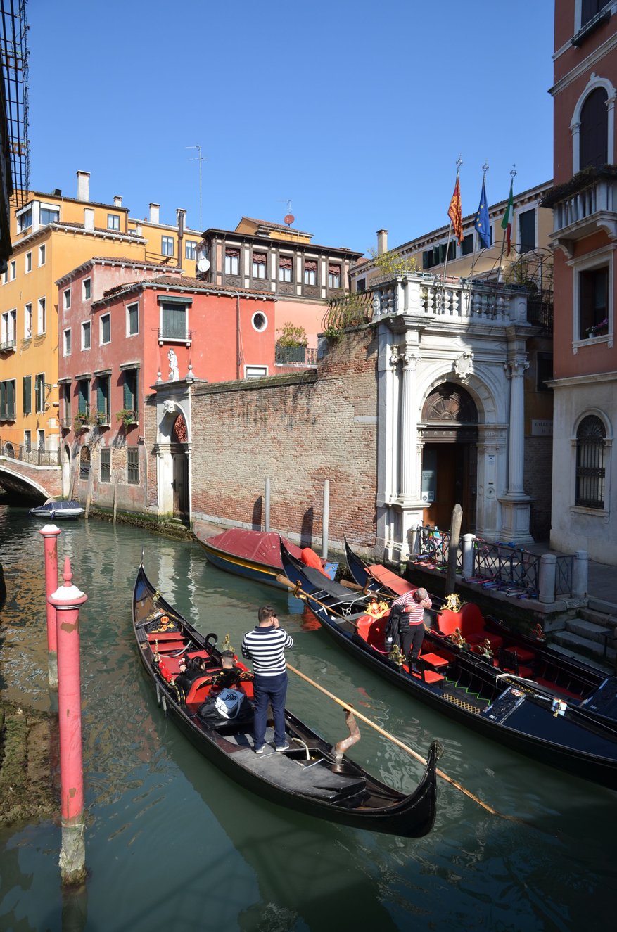 View from Ponte del Mondo Novo in the morning