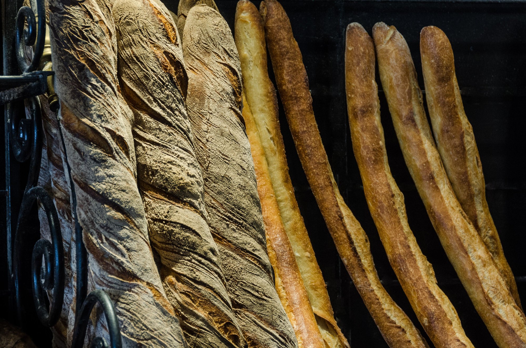 Baguettes in tours (Talemeir bakery).