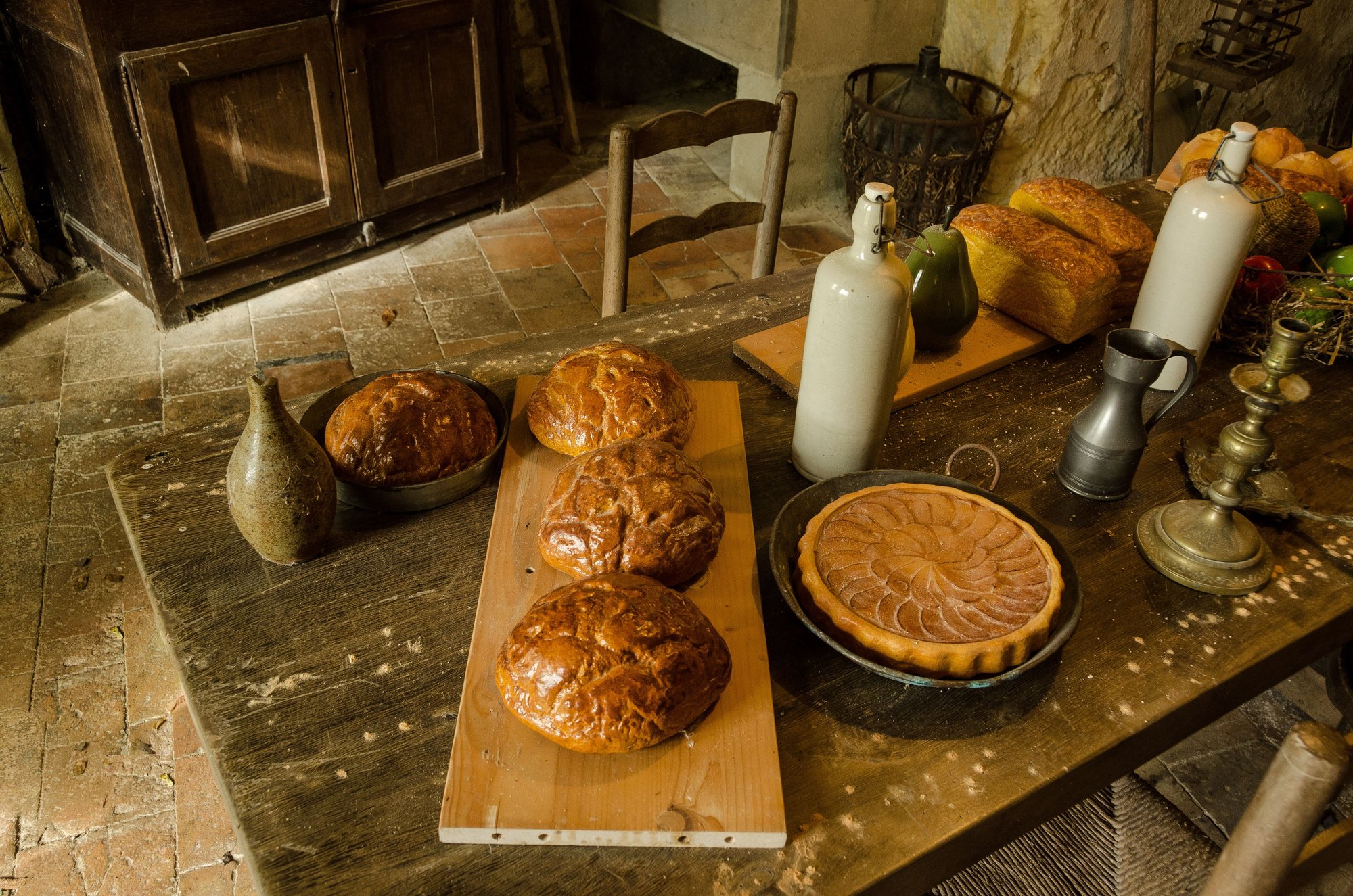 Speaking of that chateau, here is its historical mock-up of a traditional boulangerie.