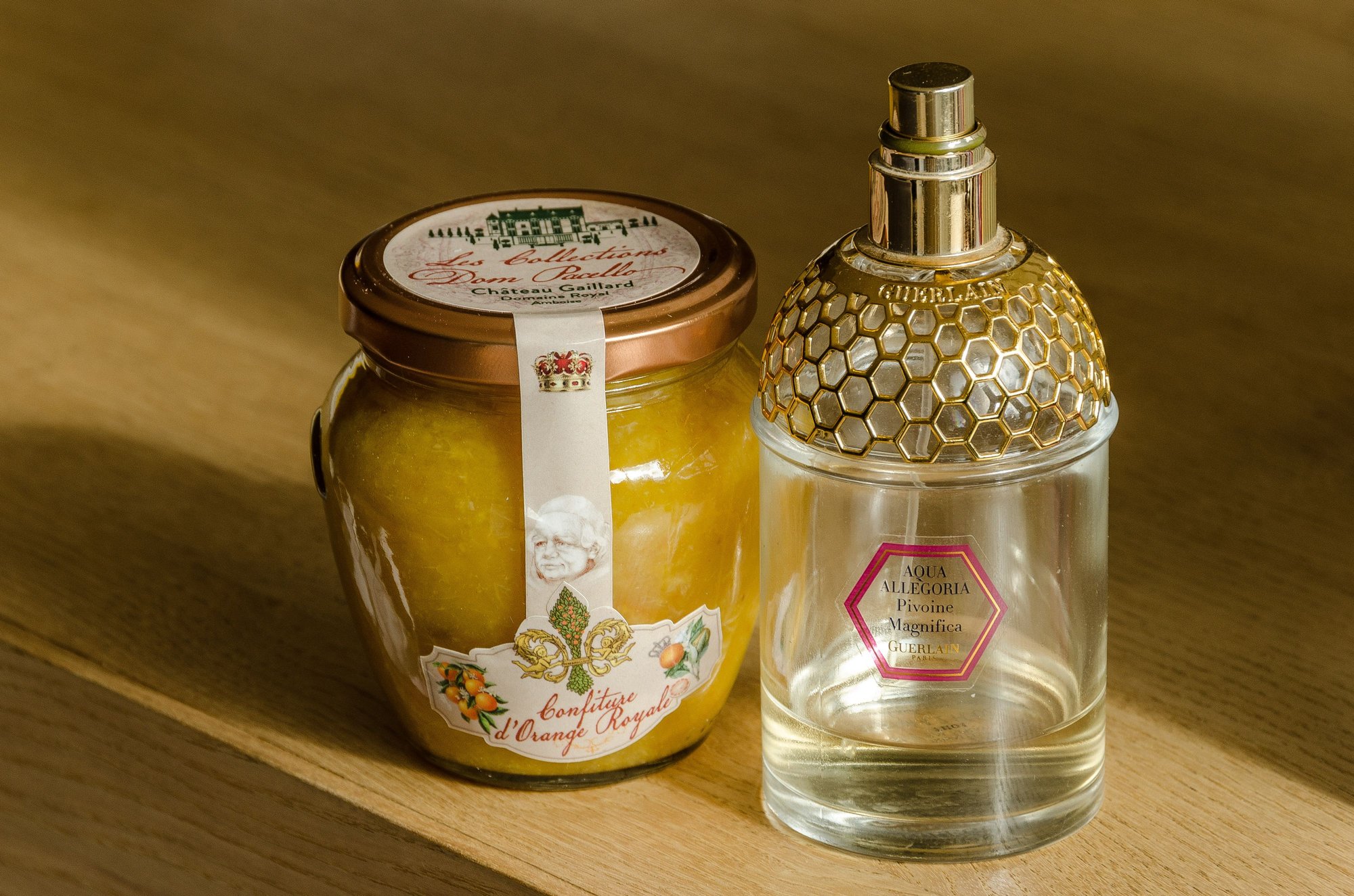 The Return of the Son of Food and Drink...on the left is a jar of the aforementioned citrus jam made on site @Chateau Gaillard in Amboise. The palace/castle there is the most Italianate chateau of the Loire.