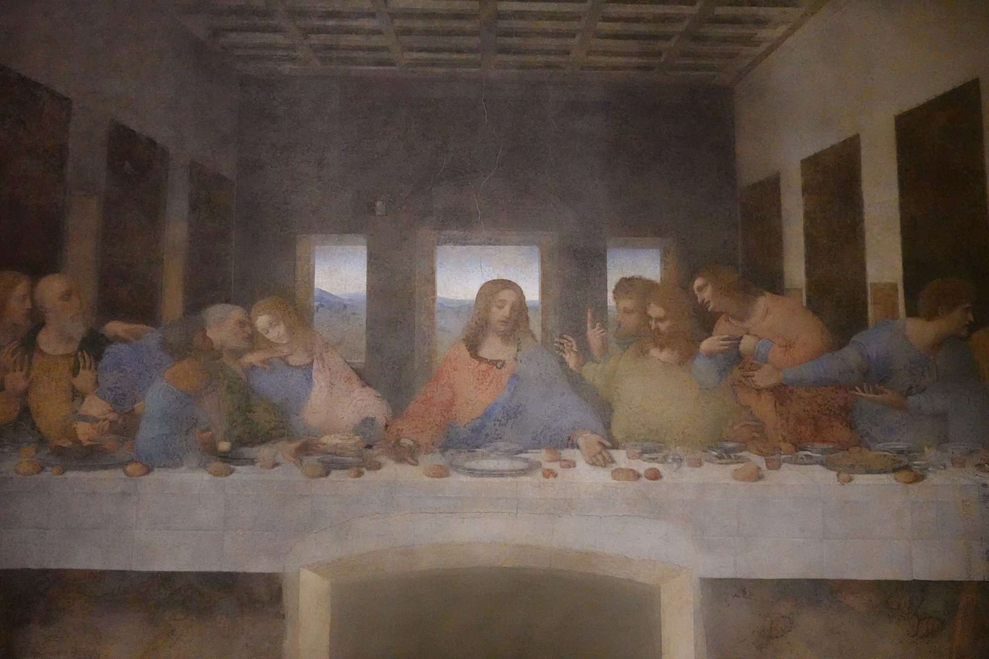 You had plenty of time to observe the painting and get all the photos you wanted