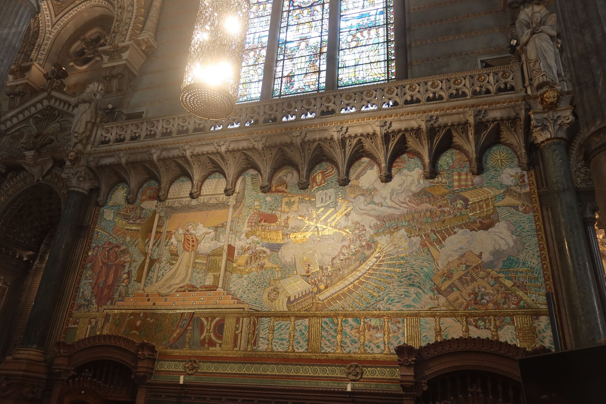 Another Mosaic at Notre Dame Basilica
