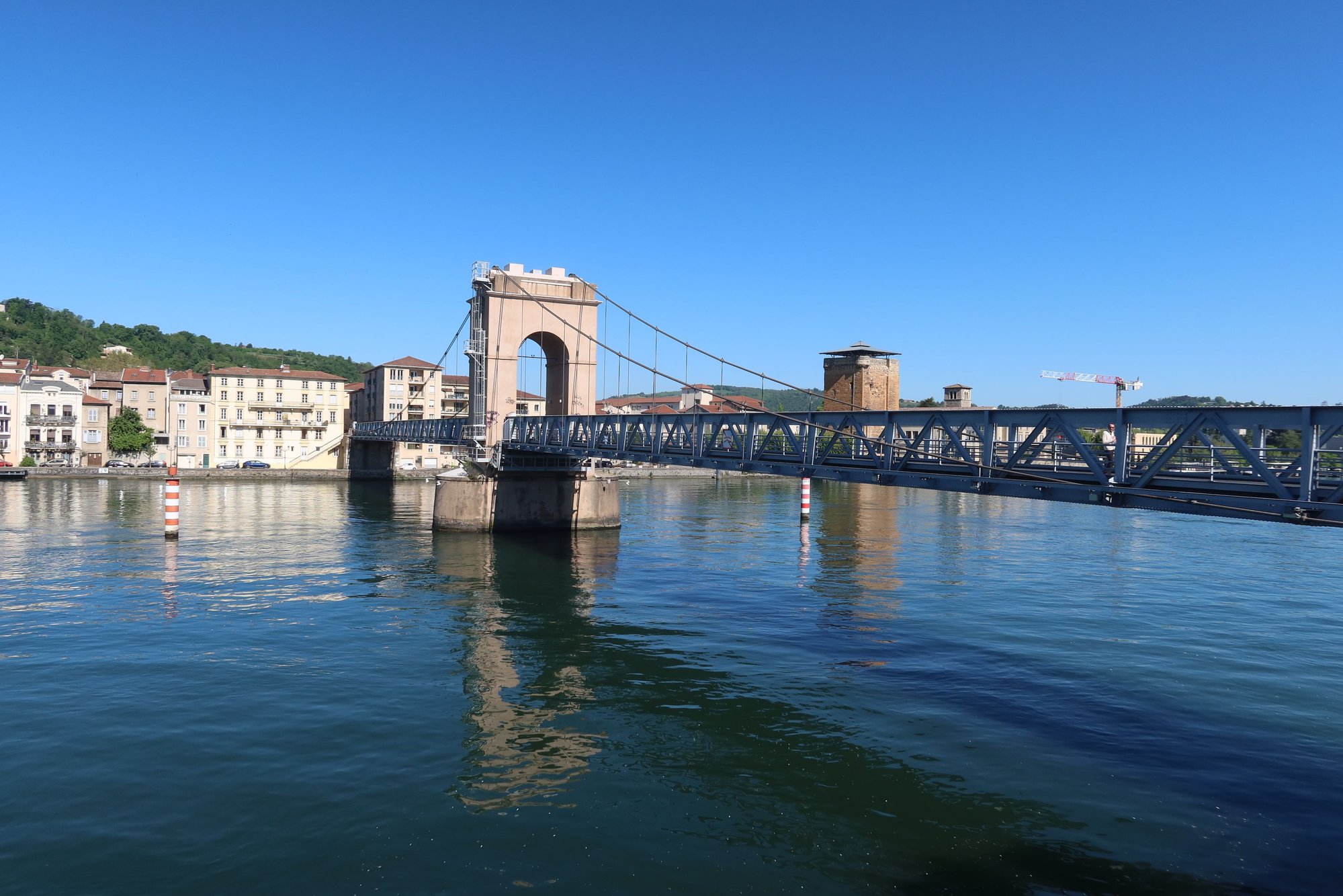 Bridge over the Rhone River