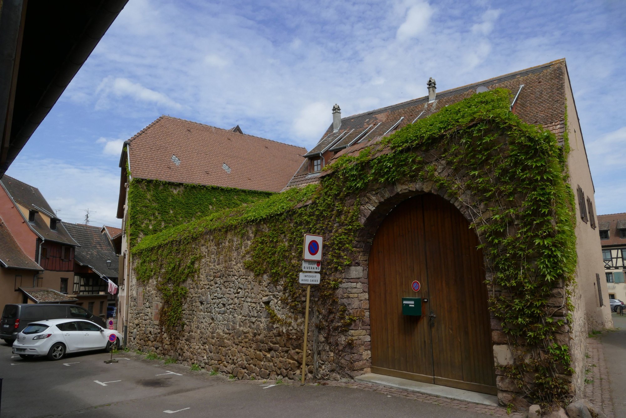 The back of the chapel