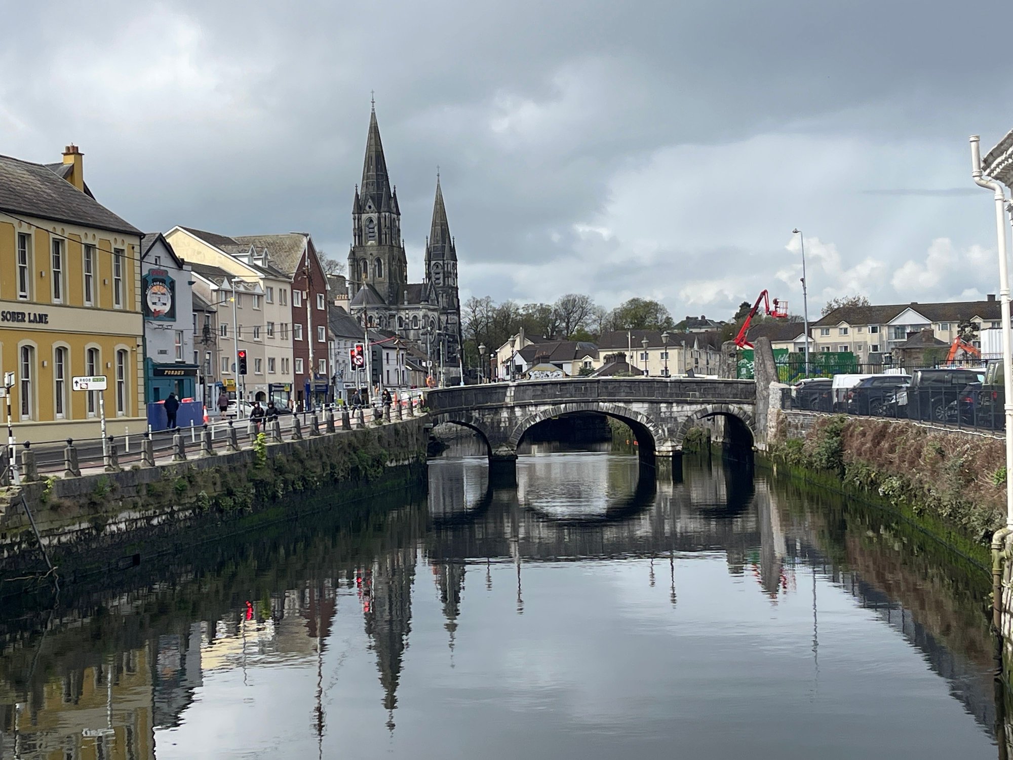 Saint Fin Barre's Cathedral At the far end