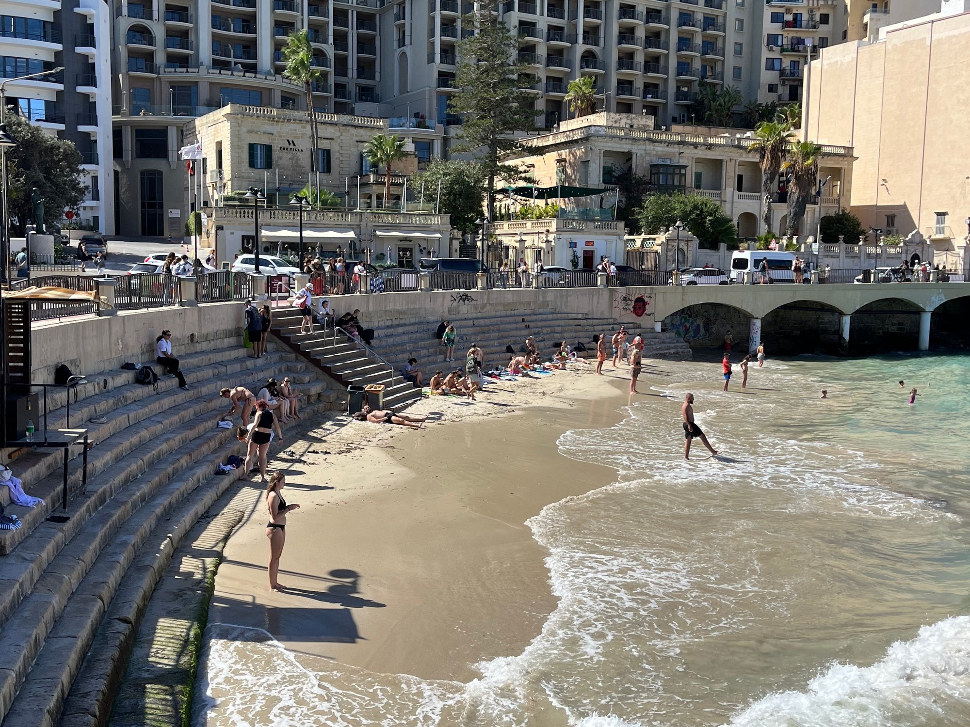 A stretch of sandy beach