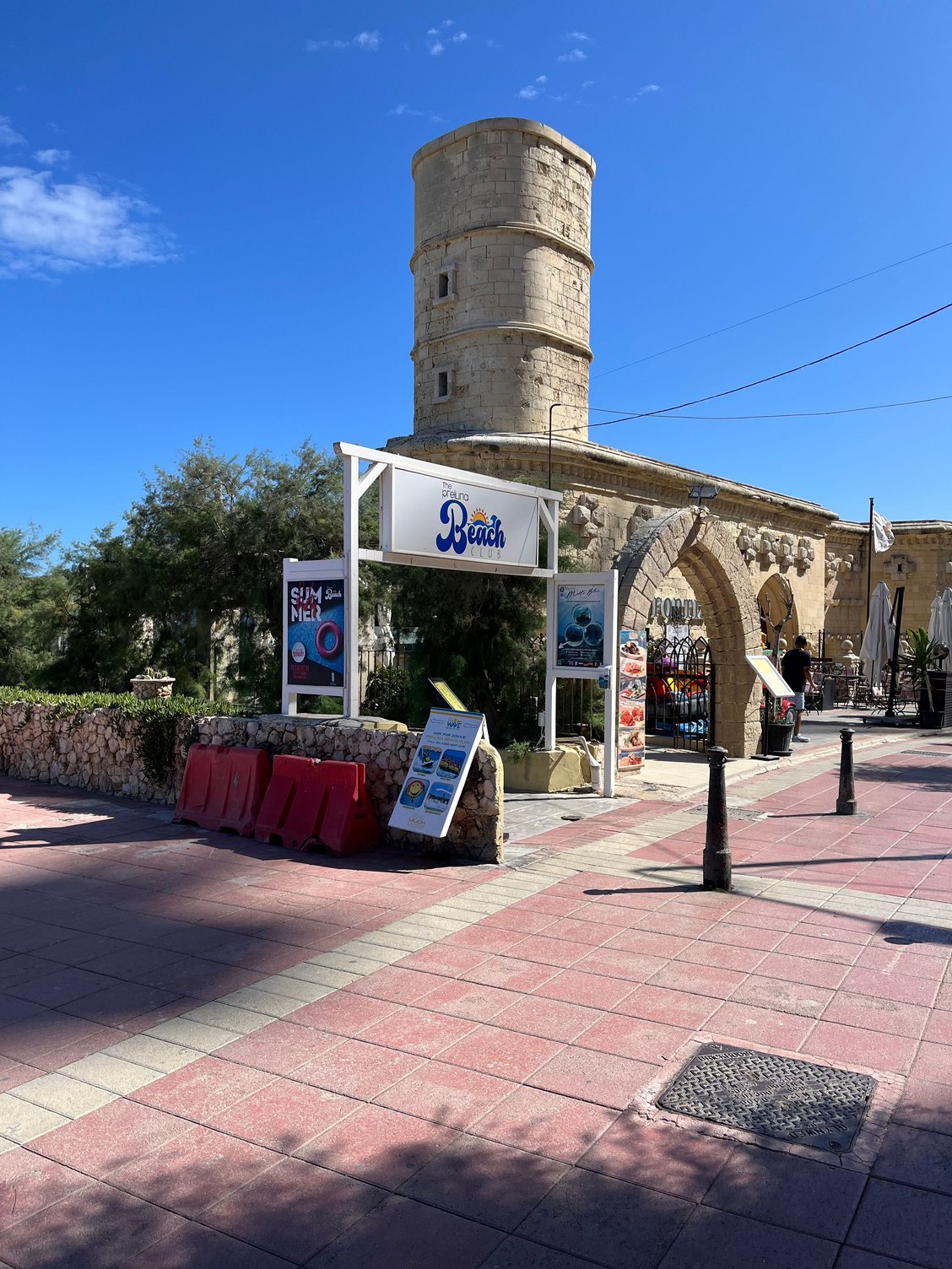 The fort turned into a restaurant