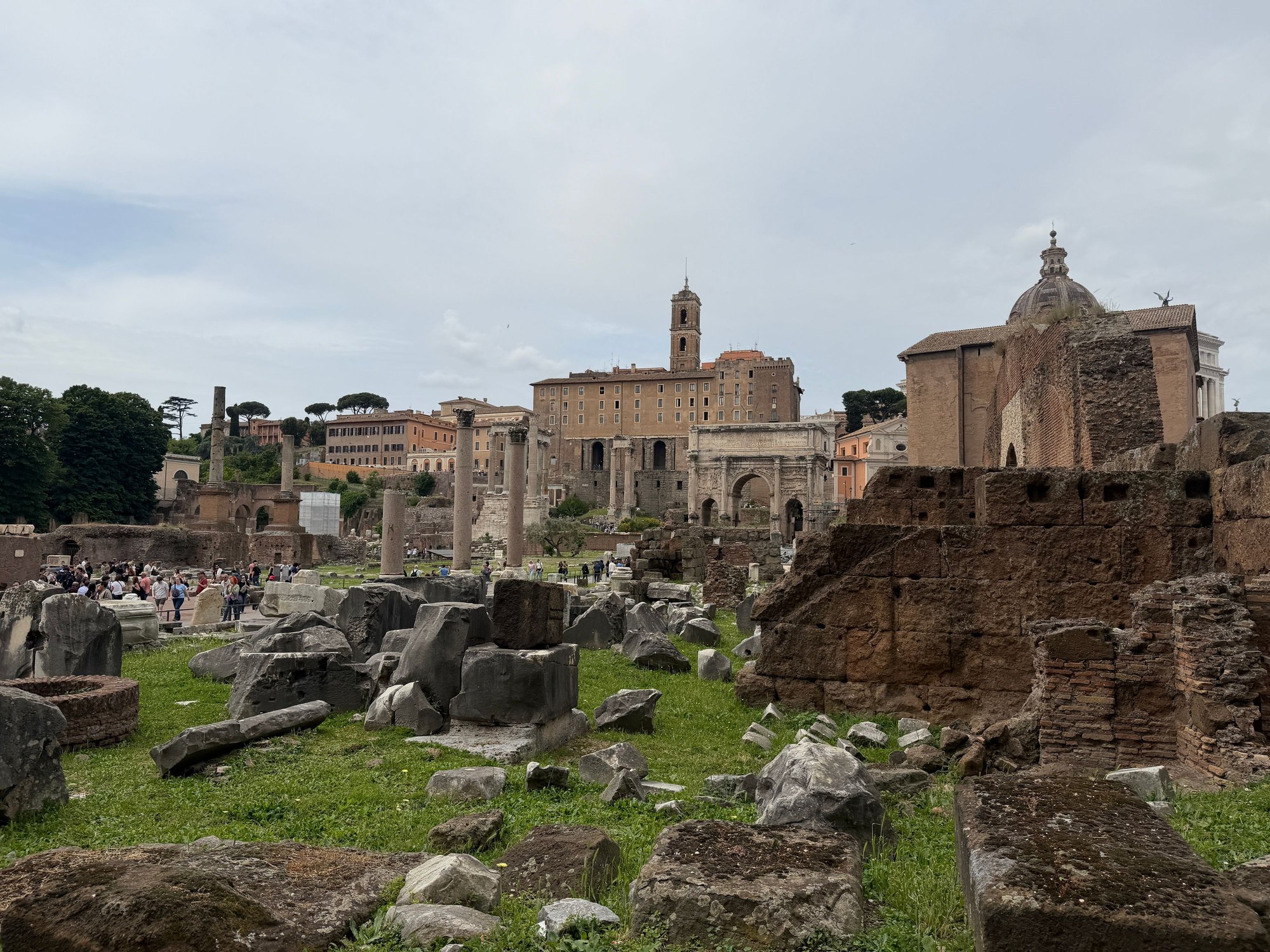 Passing through part of the Forum
