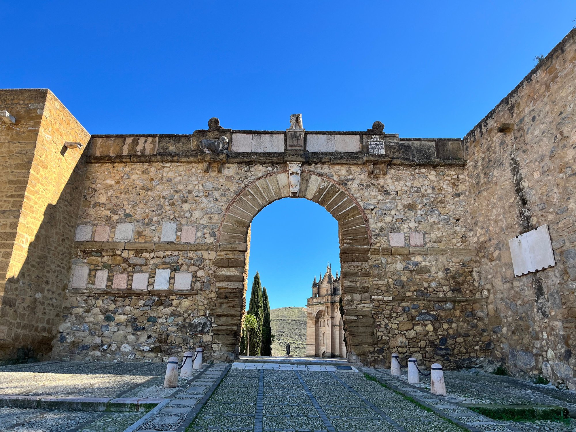 Gate of the Giants - entrance to Alcazaba de Antequera