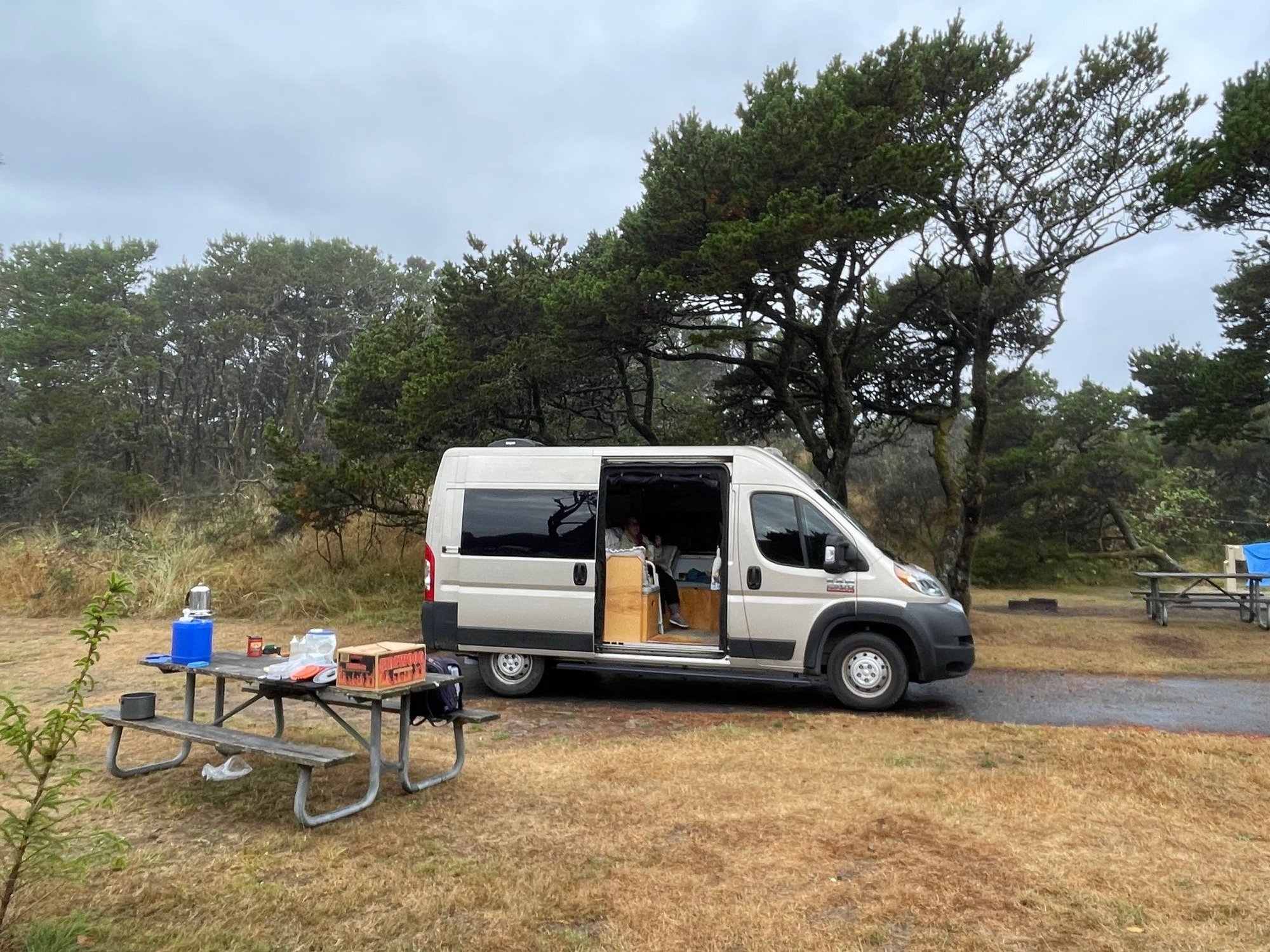 Great site, when it's not raining!