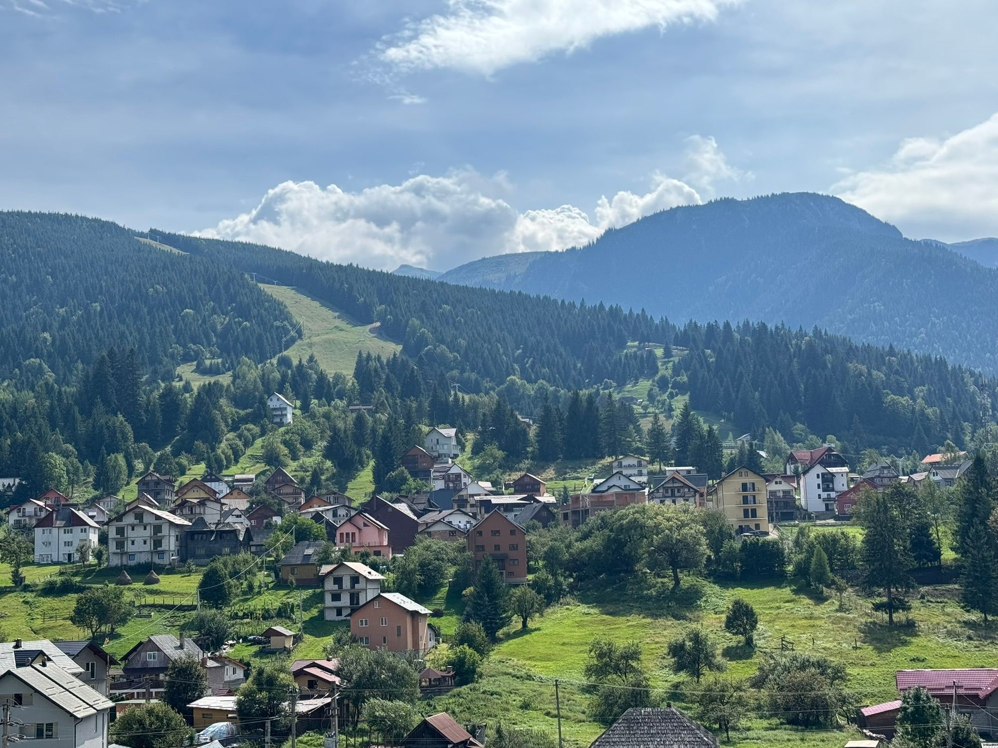 Gorgeous scenery that we saw along the way to Sighet