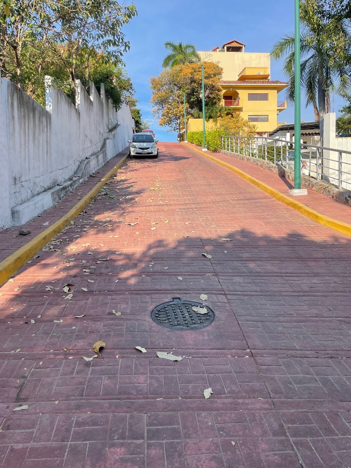 This wasnt a road a few years ago, more of a walk way.