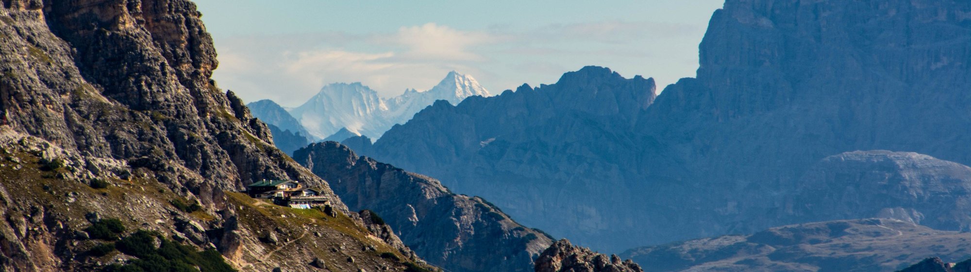 Grossglockner, Austria, just visible on zoom