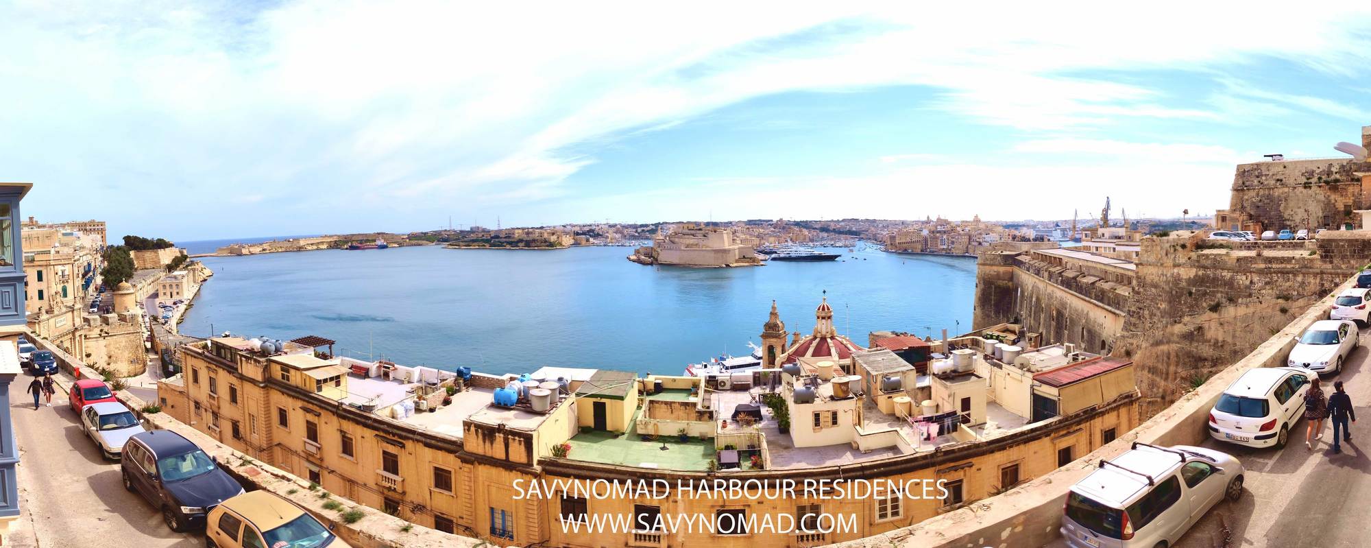 View from Valletta of Grand Harbour