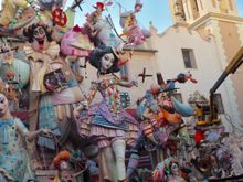 A year ago at Las Fallas in Valencia, Spain